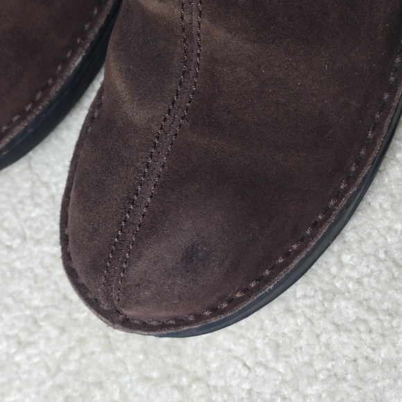 Polo Sport women's brown suede zip winter boots with wool lining. Size 7 - Picture 12 of 13
